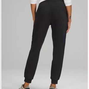 Black Scuba High-Rise Jogger Graphic